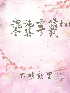 混沌雷修txt全集下载