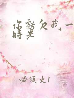 你亏欠我一段小时光