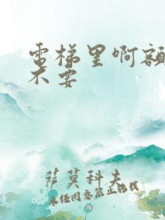 电梯里啊额嗯嗯不要