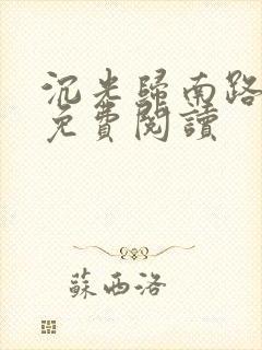 沉光归南路全文免费阅读