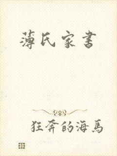 薄氏家书