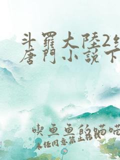 斗罗大陆2绝世唐门小说下载