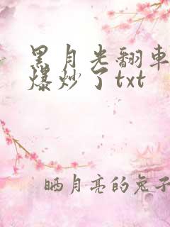 黑月光翻车后被爆炒了txt