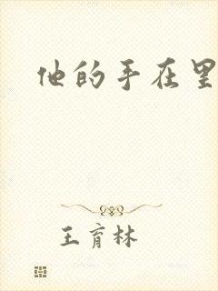 他的手在里面动