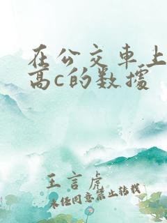 在公交车上弄到高c的数据