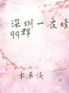 深圳一夜晴交友qq群