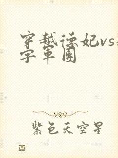 穿越德妃vs数字军团