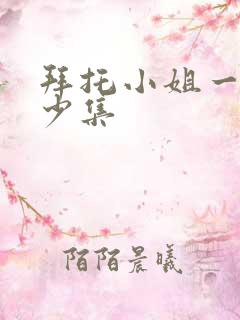 拜托小姐一共多少集