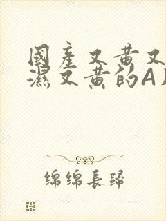 国产又黄又硬又湿又黄的A片小说