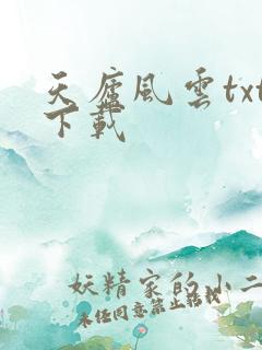天庐风云txt下载
