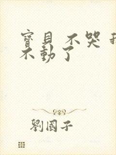 宝贝 不哭 我不动了