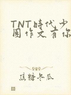 TNT时代少年团作文有你真好