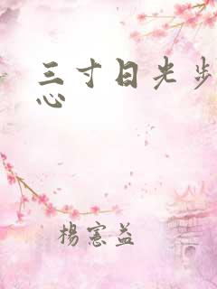 三寸日光步步惊心