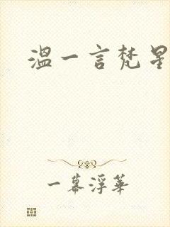 温一言梵星小说