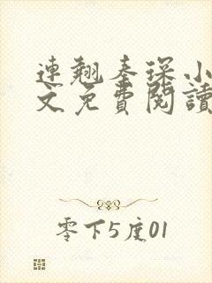 连翘秦琛小说全文免费阅读