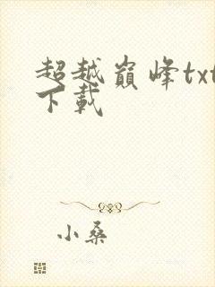 超越巅峰txt下载