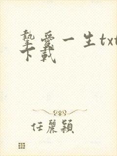 挚爱一生txt下载