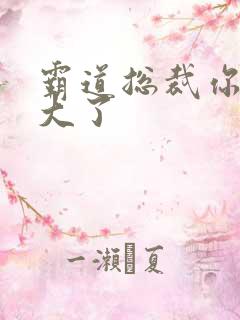 霸道总裁你的太大了