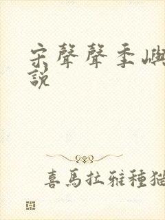 宋声声季屿墨小说