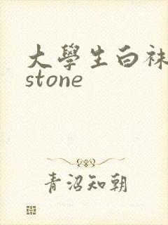 大学生白袜飞机stone