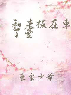 和老板在车里做了爱