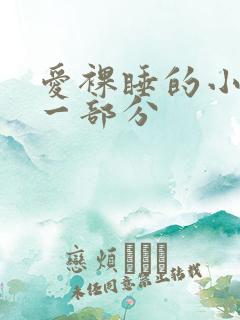 爱裸睡的小丹第一部分