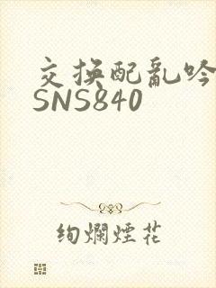 交换配乱吟粗大SNS840