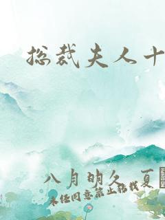 总裁夫人十八岁