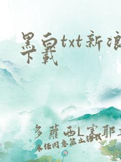 黑白txt新浪下载