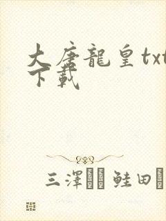 大唐龙皇txt下载