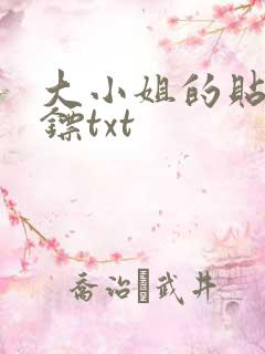 大小姐的贴身保镖txt