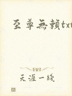 至尊无赖txt