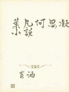 叶凡何思凝七月小说