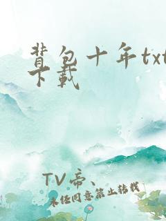 背包十年txt下载
