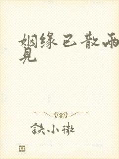 姻缘已散两不相见