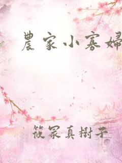 农家小寡妇