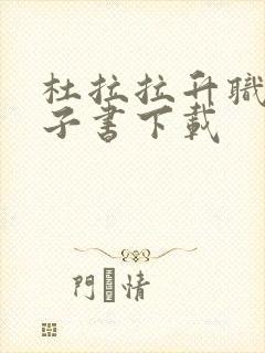 杜拉拉升职记电子书下载