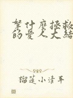 拿什么拯救你我的爱人大结局