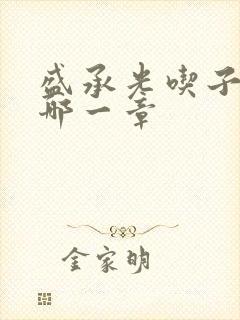 盛承光吃子时奶哪一章