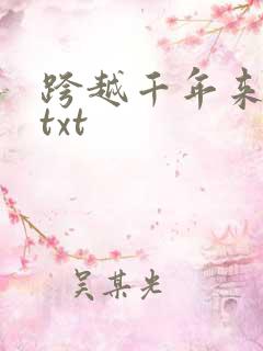 跨越千年来爱你txt