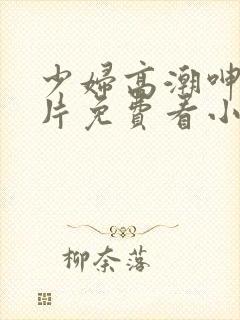 少妇高潮呻吟A片免费看小说