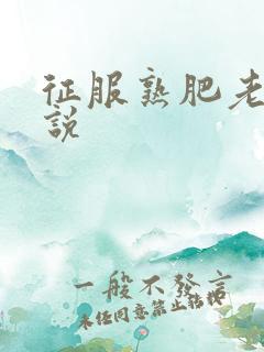 征服熟肥老妇小说