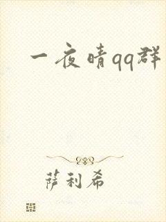 一夜晴qq群