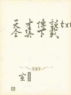 天才传说txt全集下载