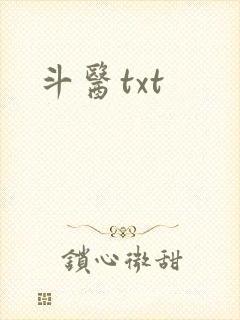 斗医txt