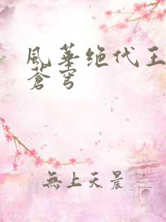 风华绝代王妃斗苍穹