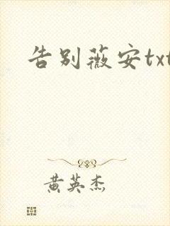 告别薇安txt