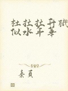 杜拉拉升职记之似水年华