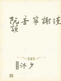 阮音宁谢瑾之小说