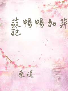 苏畅畅加薪奋斗记